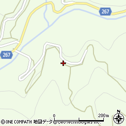 愛媛県西予市城川町野井川2629周辺の地図