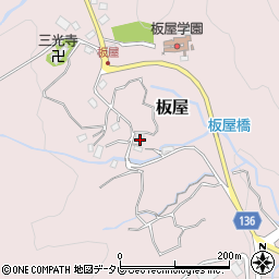 福岡県福岡市早良区板屋416周辺の地図