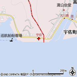 県交通宇佐出張所周辺の地図