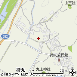 福岡県朝倉市持丸754周辺の地図