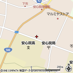 大分県宇佐市安心院町下毛2145周辺の地図