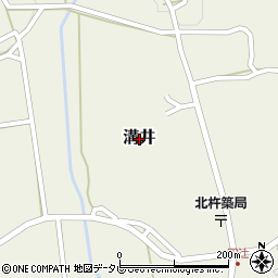 大分県杵築市溝井周辺の地図