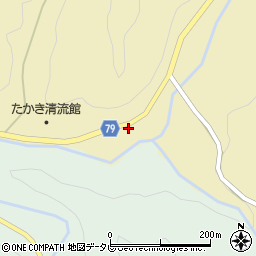 福岡県朝倉市地下周辺の地図