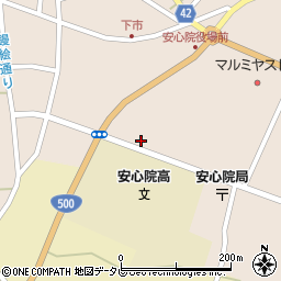 大分県宇佐市安心院町下毛1850周辺の地図