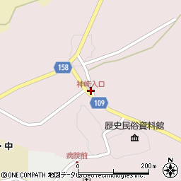 神崎入口周辺の地図