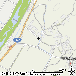 福岡県朝倉市持丸763-1周辺の地図