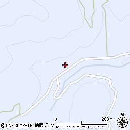 愛媛県西予市野村町白髭2-495周辺の地図