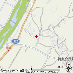 福岡県朝倉市持丸763-3周辺の地図