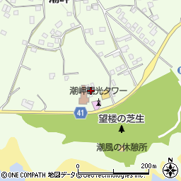 和歌山県東牟婁郡串本町潮岬2843周辺の地図