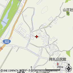 福岡県朝倉市持丸761周辺の地図