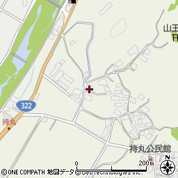 福岡県朝倉市持丸762-2周辺の地図