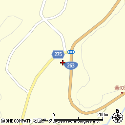 佐賀県佐賀市三瀬村杠246周辺の地図