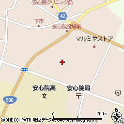 大分県宇佐市安心院町下毛2129周辺の地図