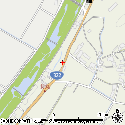 福岡県朝倉市持丸782-1周辺の地図