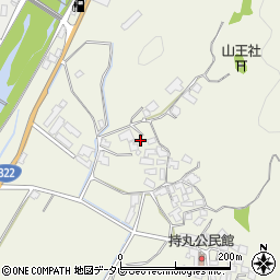 福岡県朝倉市持丸832-2周辺の地図