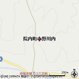 〒872-0324 大分県宇佐市院内町小野川内の地図