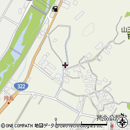 福岡県朝倉市持丸822周辺の地図