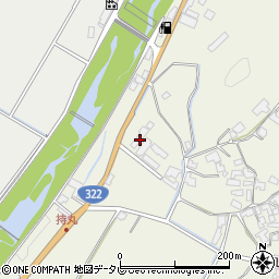福岡県朝倉市持丸785-2周辺の地図