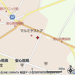 大分県宇佐市安心院町下毛2120周辺の地図