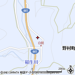 愛媛県西予市野村町白髭1-269周辺の地図