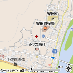 安田町地域ふれあいセンター周辺の地図
