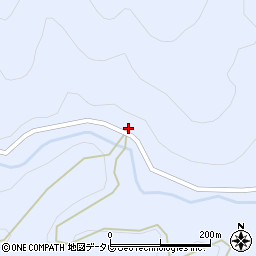 愛媛県西予市野村町白髭2周辺の地図