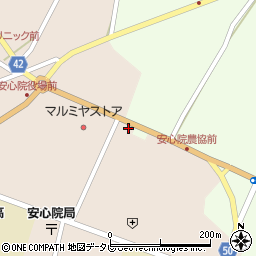 大分県宇佐市安心院町下毛2181周辺の地図