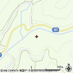 愛媛県西予市城川町野井川2581周辺の地図