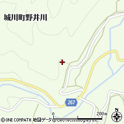 愛媛県西予市城川町野井川781周辺の地図