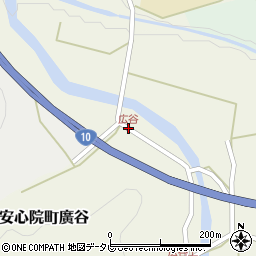 広谷周辺の地図