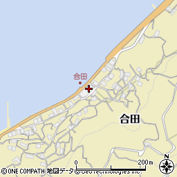 八幡浜市役所　舌田地区公民館周辺の地図