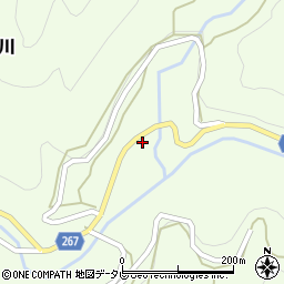 愛媛県西予市城川町野井川2720周辺の地図