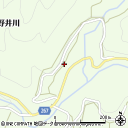 愛媛県西予市城川町野井川853周辺の地図