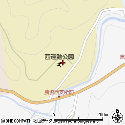 津野町勤労者体育センター周辺の地図