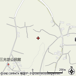 大分県杵築市大内篠原周辺の地図