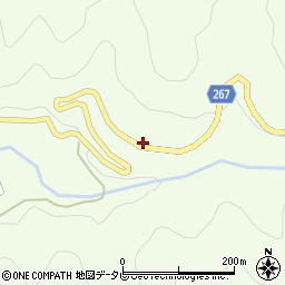 愛媛県西予市城川町野井川1404周辺の地図
