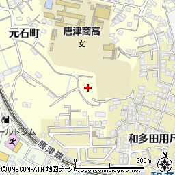 佐賀県唐津市元石町周辺の地図
