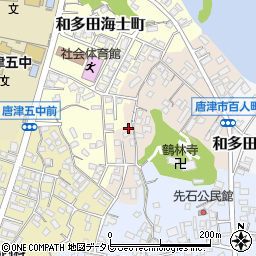 佐賀県唐津市和多田百人町周辺の地図