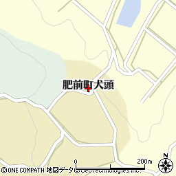 佐賀県唐津市肥前町犬頭周辺の地図
