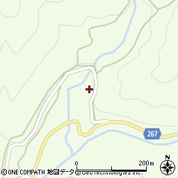 愛媛県西予市城川町野井川1119周辺の地図