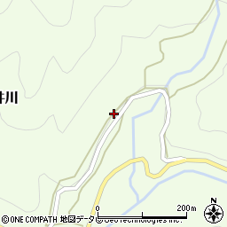愛媛県西予市城川町野井川907周辺の地図