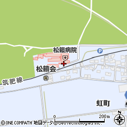 松籟病院（松籟会）周辺の地図