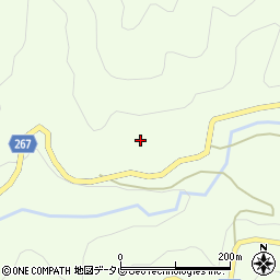 愛媛県西予市城川町野井川1361周辺の地図