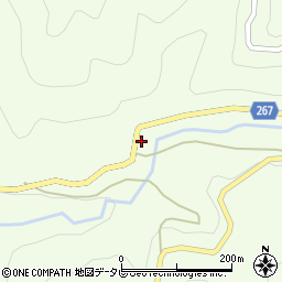 愛媛県西予市城川町野井川1328周辺の地図