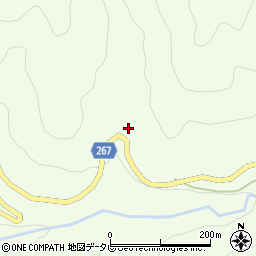 愛媛県西予市城川町野井川1392周辺の地図