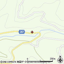 愛媛県西予市城川町野井川1616周辺の地図