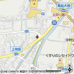 唐津神田郵便局周辺の地図