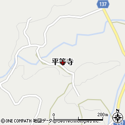 福岡県筑紫野市平等寺周辺の地図