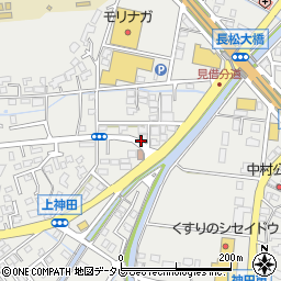 柴田理容店周辺の地図