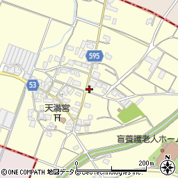 福岡県筑紫野市西小田296周辺の地図
